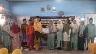 LAMR Meranti Gelar Syarahan Sastra Budaya Sembangi SD Negeri 9 Selatpanjang Timur