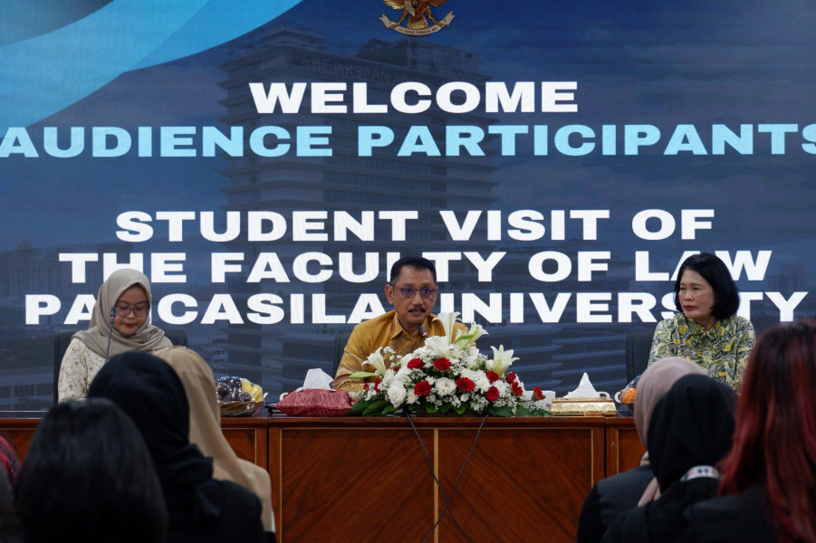 Kabiro Umum Kejagung Terima Audiensi Mahasiswa PMM di Universitas Pancasila