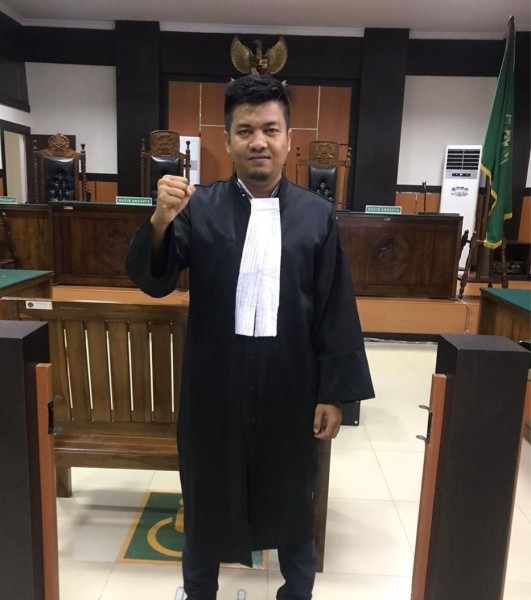 Kentor Hukum Alazhar Yusuf  M.H Mintak PT EMP Melakukan Segera Pembayaran Proyek Jalan Pipia Minyak