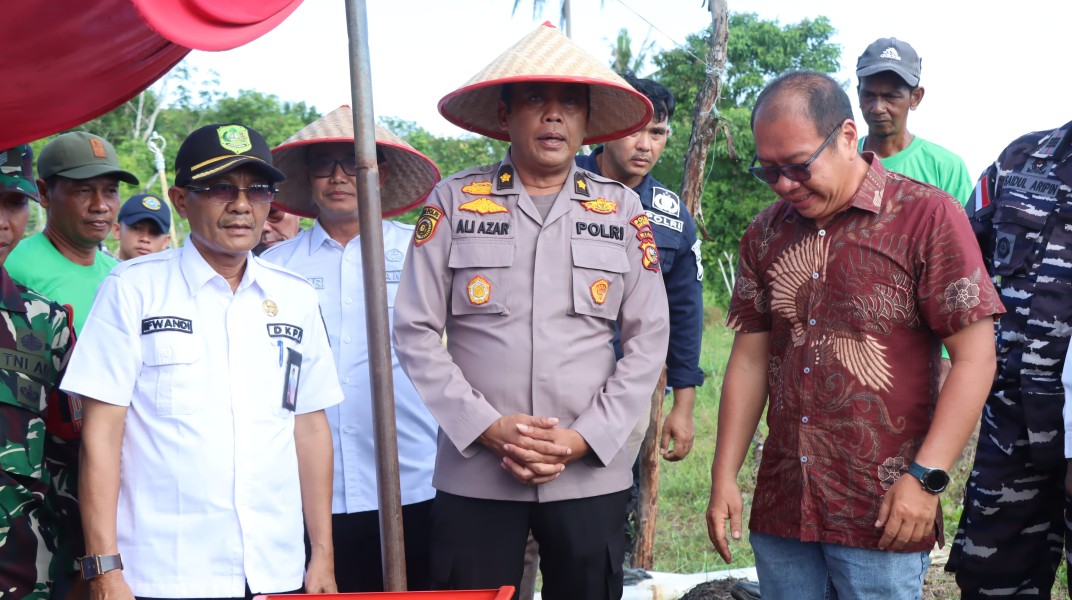 Polres Meranti Gelar Zoom Penanaman Jagung Serentak Kuartal II Di Desa Mantiasa