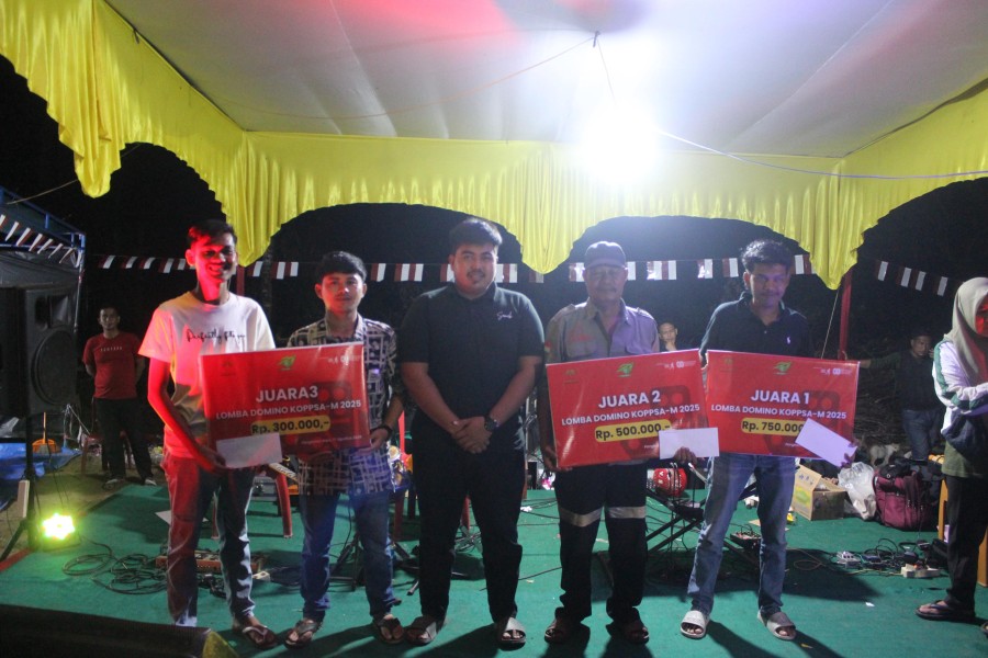 Malam Penutupan Perayaan Hari Jadi, Koppsa-M Serahkan Hadiah Untuk Pemenang Lomba