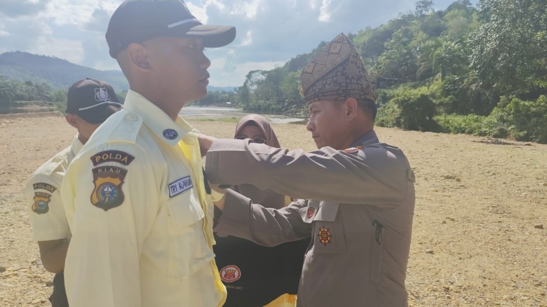 Program Kapolda Riau, Puluhan Pemuda Rimbang Baling Ikuti Pelatihan Satpam