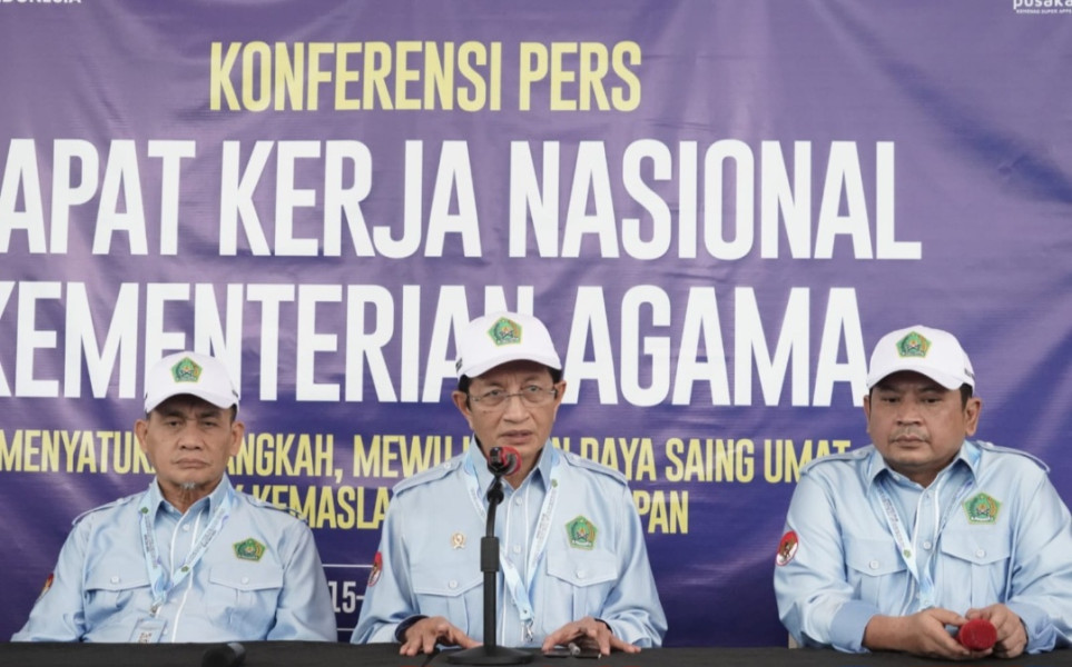 Rakernas Kemenag di Bogor, Menag: Peras Otak, Berikan Solusi Terbaik Bagi Umat