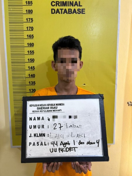 Satreskrim Polres Meranti Tangkap Pelaku KDRT di Selatpanjang