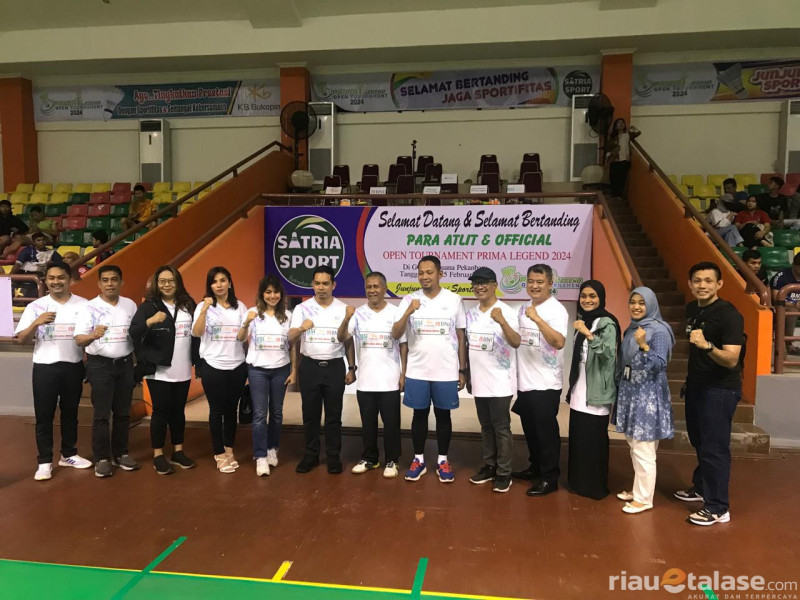 Kejuaraan Open Turnamen Prima Legend 2024 Pekanbaru Resmi Dibuka