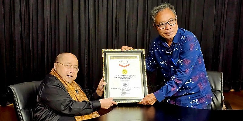 Donor Darah HUT ke-7 SMSI Raih Penghargaan MURI