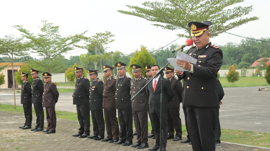 Polres Kep Meranti Gelar Upacara Peringati Hari Lahir Pancasila