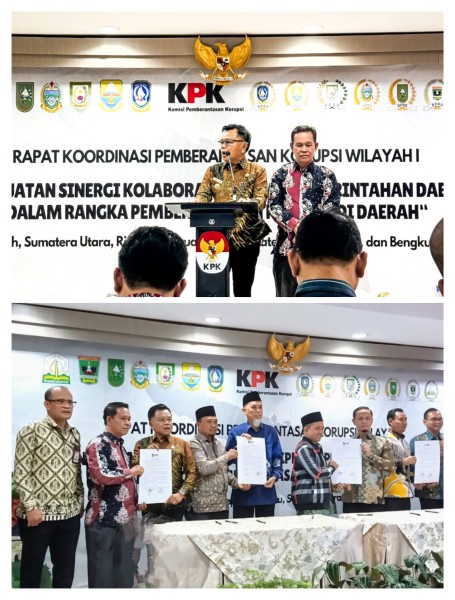 Bupati H.Asmar Gelar Rapat di KPK Koordiinasi Perkuat Sinergi