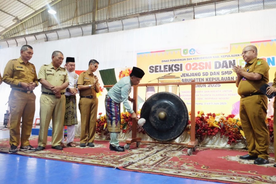 Buka O2SN dan FLS3N, Bupati Asmar : Ini Membentuk Jiwa Kreatif dan Sportif Anak