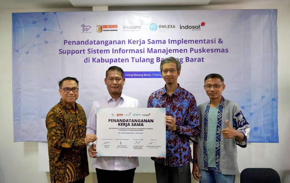 Indosat dan Lintasarta Berkolaborasi Implementasikan Digitalisasi Faskes di Tubaba