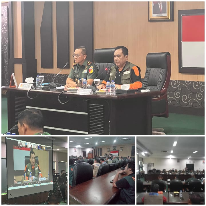 Rakor Penanganan Erupsi Gunung Ruang, Letjend Suharyanto: Keselamatan Masyarakat Prioritas Utama
