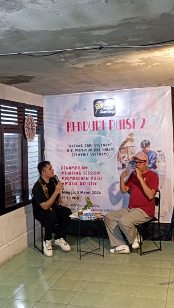 Penyair Vitenam Tampil di Kenduri Puisi 2 Komunitas Seni Rumah Sunting