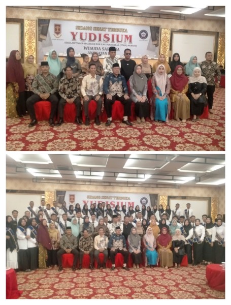 STKIP Meranti Gelar Yudisium 59 Siswa Telah Yudisium dan Di Wisudakan