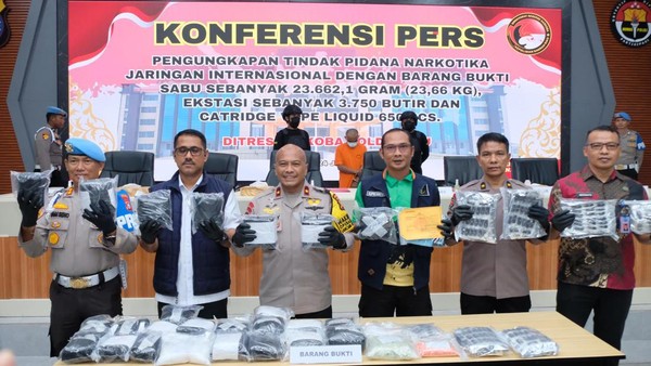 Polda Riau Gagalkan Peredaran Narkoba Rp 25 M, Pelaku Ditangkap Saat Hendak Lamar Kekasih