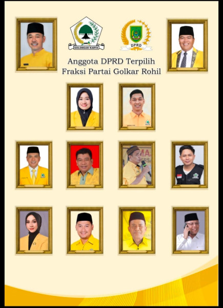 Raih 10 Kursi di DPRD, Afrizal Sintong Kembalikan Kejayaan Golkar di Rohil