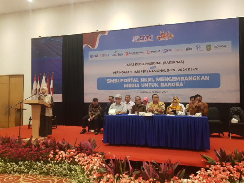 Gelar Rakernas Sambut HPN, SMSI Menuju Portal NKRI